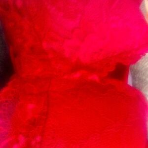 Plus Size Red Bra, And Nail Drill